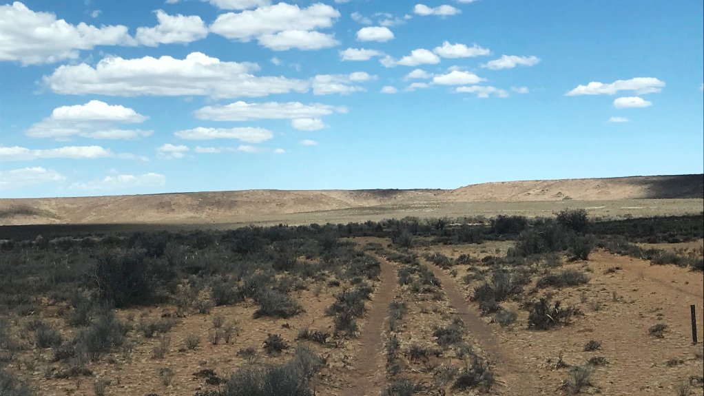 The Nuweveld Wind Farm site in the upper Karoo region of the Western Cape