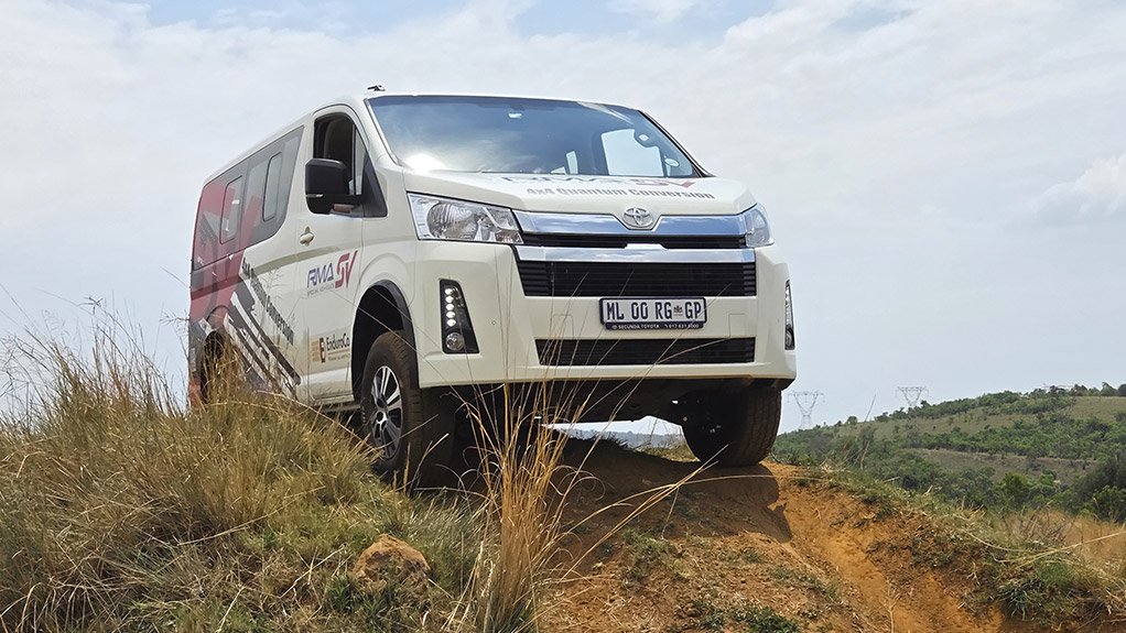 RMA Automotive conversions provide Toyota Quantum with full-time 4WD functionality