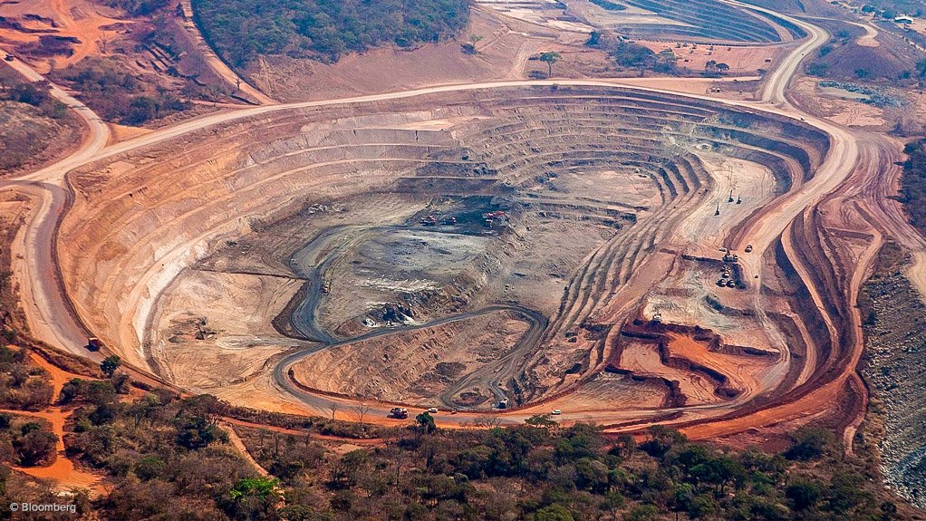 Mutanda copper and cobalt mine in DRC.