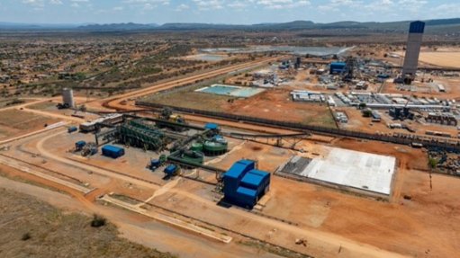 Aerial view of the Platreef Mine site, with Phase 1 concentrator in the foreground and shafts #1, #2 and #3, and associated surface infrastructure in the background.