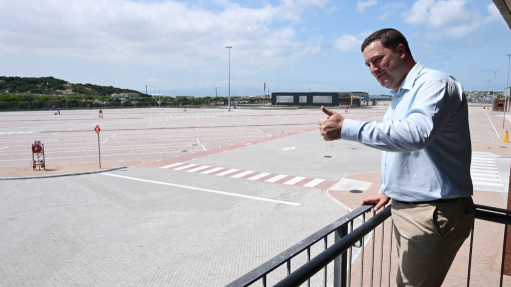 An image of Geordin Hill-Lewis at the new bus depots