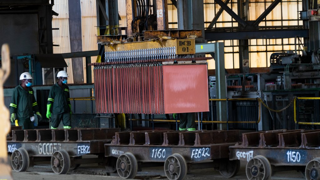 An image of the Mopani Copper Processing Site
