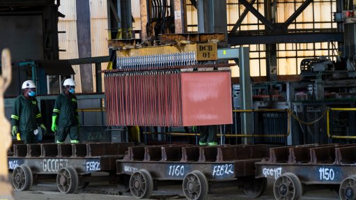 An image of the Mopani Copper Processing Site