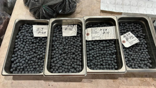 Image of iron pellets from Iron Bear project