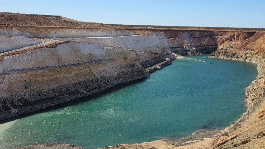 The main Youanmi pit is being dewatered