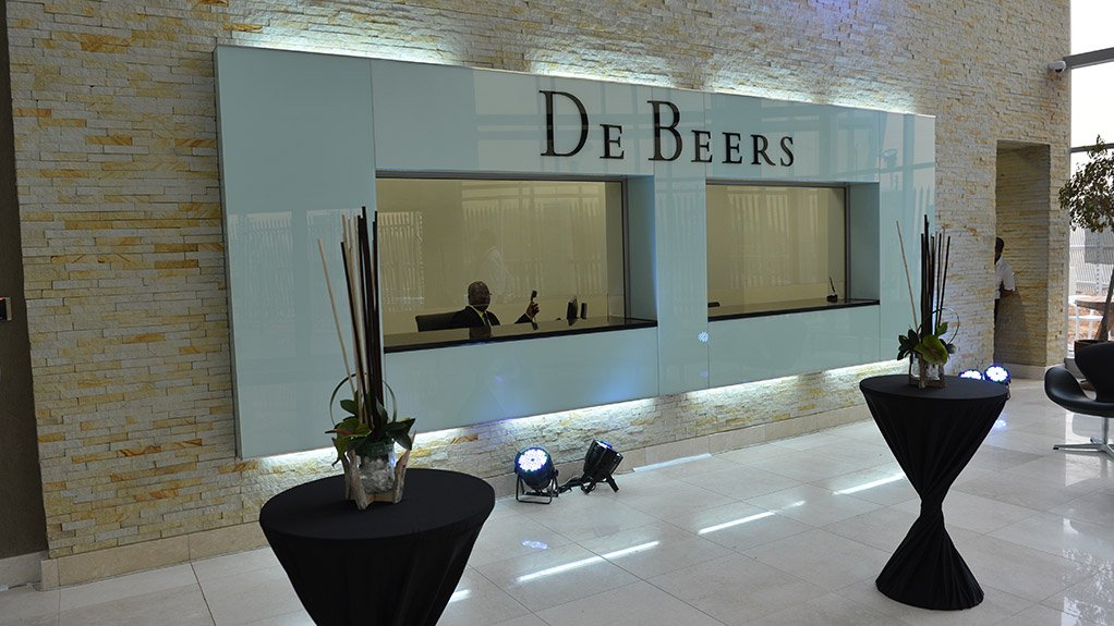 A De Beers office in Botswana