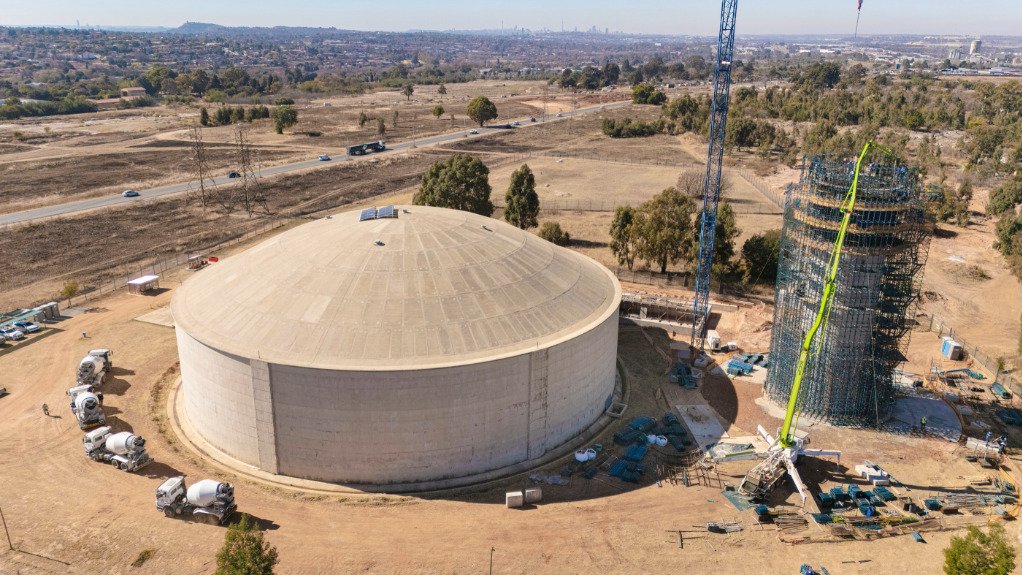 The above image depicts the water tower project 