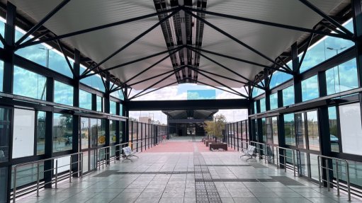 The above image depicts a bridge constructed with steel beams