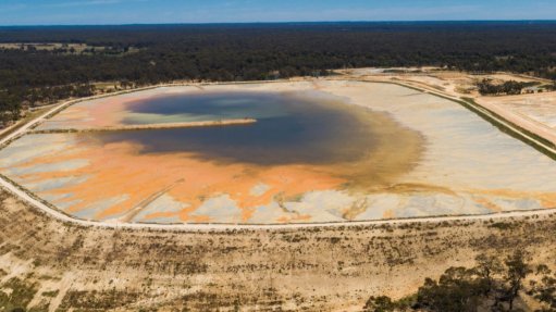 Tailings storage facility at Fosterville