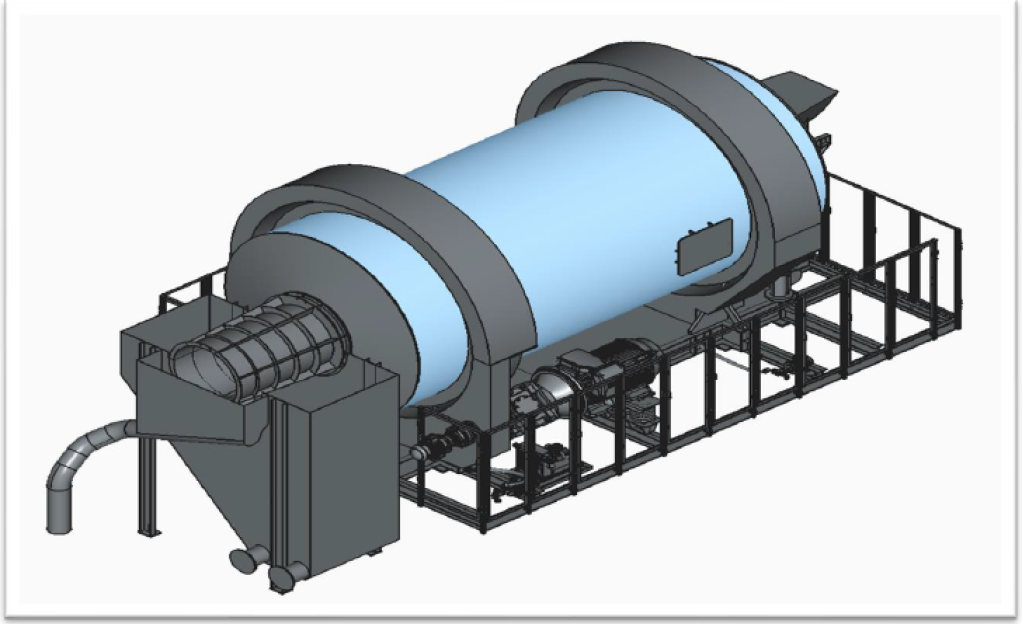 The ball mill.