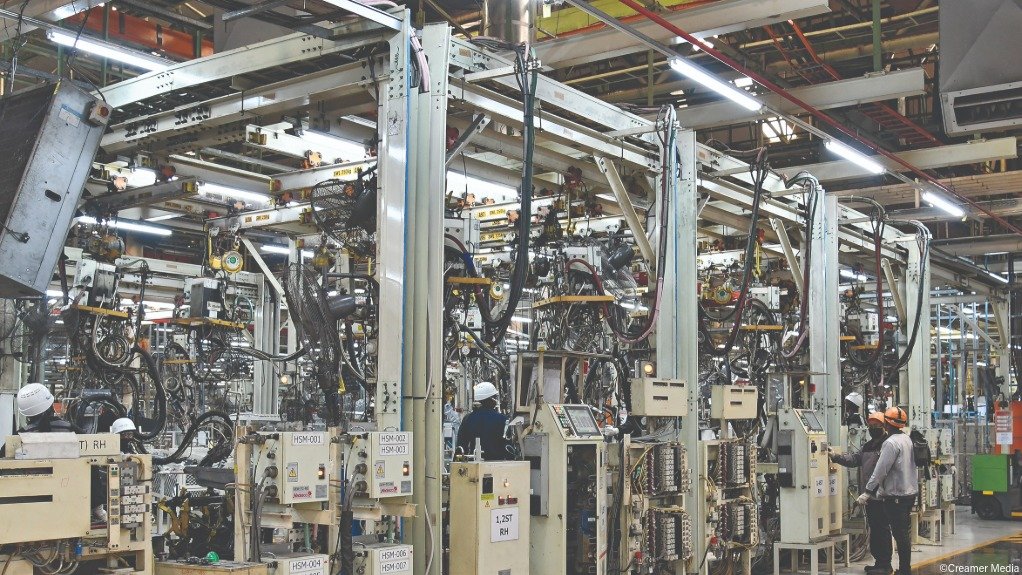 An image of Toyota's production plant 