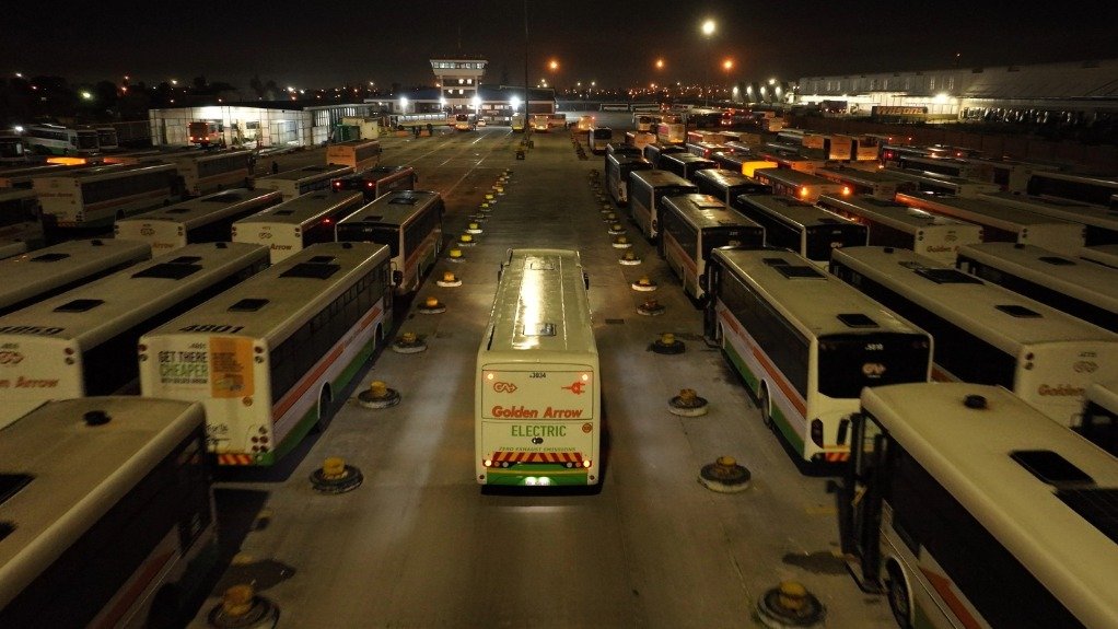 The electric fleet at Golden Arrow