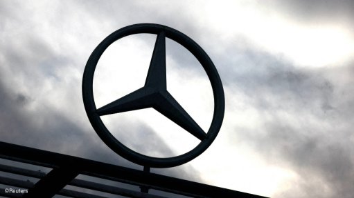 A Merc logo on a building