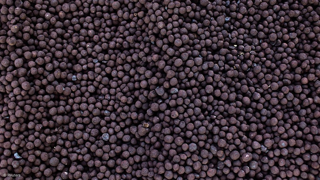 Iron-ore pellets