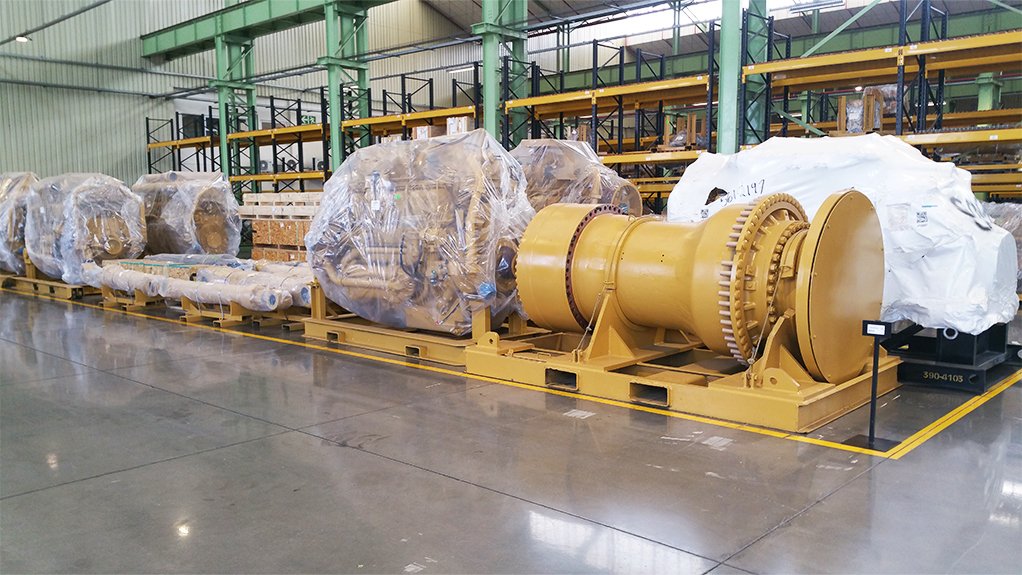 Completed rebuilt components ready for dispatch