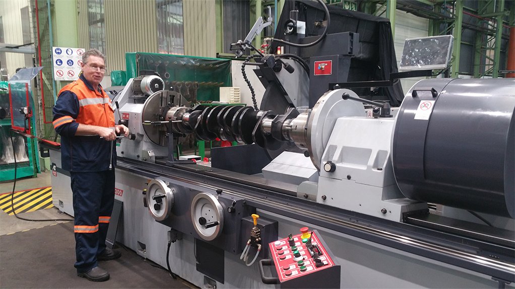 The BRC's new machine that can repair crank shafts down to micron-scale tolerances