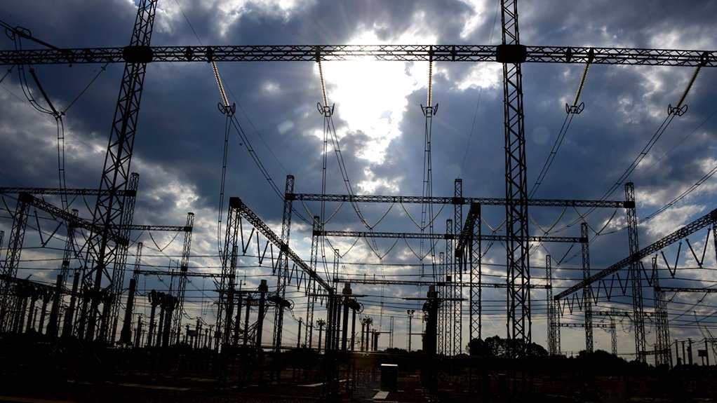 An electricity substation