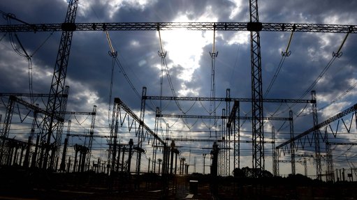 An electricity substation