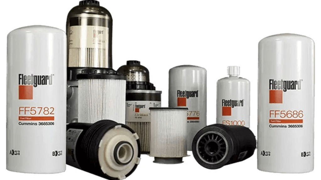 An image of he Fleetguard filtration products