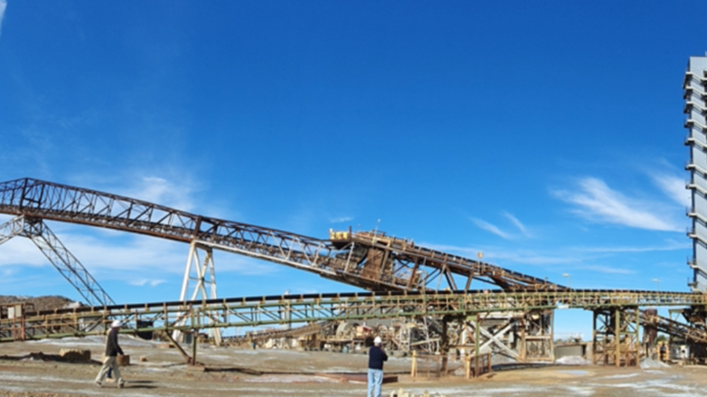 Conveyor at the Endeavor mine