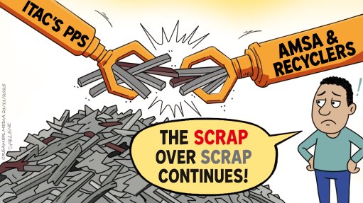 SCRAP CONTINUES: The fight over South Africa’s scrap metal policy is set to continue. Following a review, the International Trade Administration Commission of South Africa, or Itac, made only modest changes, lowering the discount to be offered to domestic ferrous scrap consumers from 30% to 25%. The seller is still responsible for delivery costs and the 20% export tax remains. Both metal recyclers and ArcelorMittal South Africa have objected and are demanding another review.
