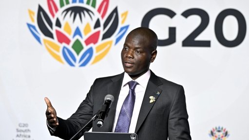 
Minister of International Relations and Cooperation Ronald Lamola
