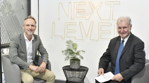 RIB Software sub-Saharan Africa sales director Quimby Bunce interviewed by Creamer Media publishing editor Martin Creamer.