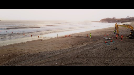 The 2Africa cable installation