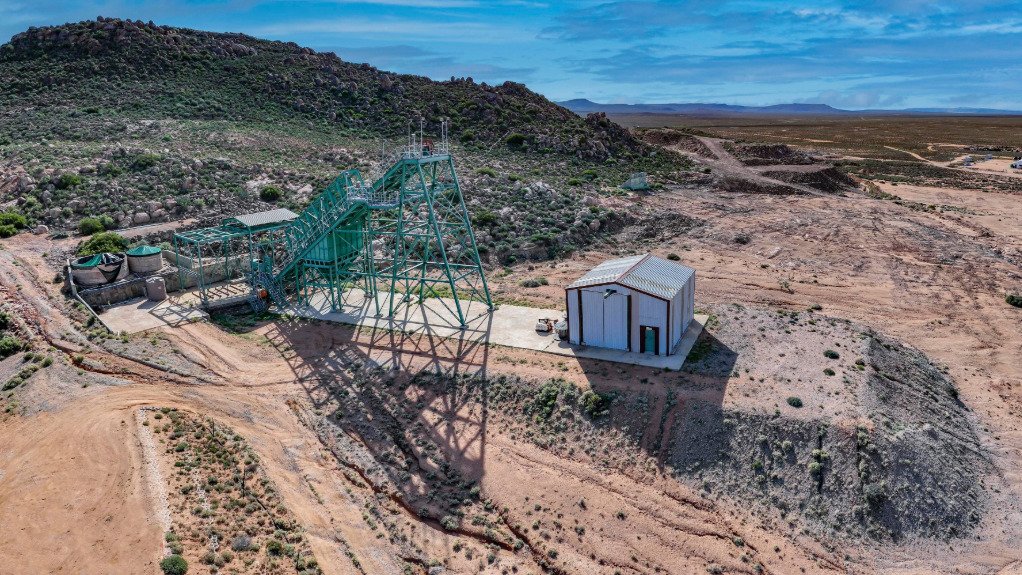 An image of the Steenkampskraal Monazite Mine 