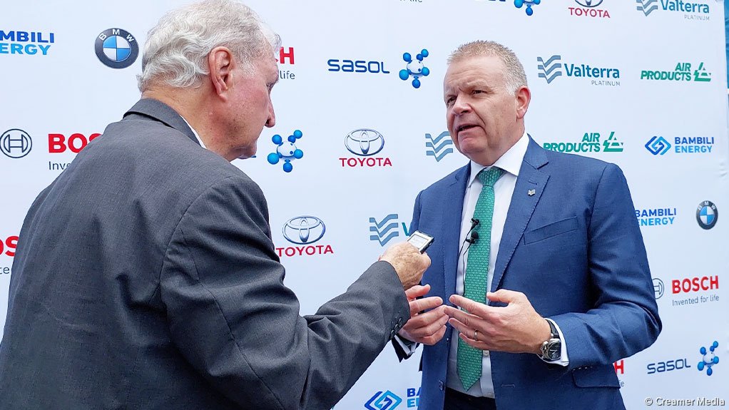 Valterra Platinum CEO being interviewed by Mining Weekly’s Martin Creamer. Video is attached.