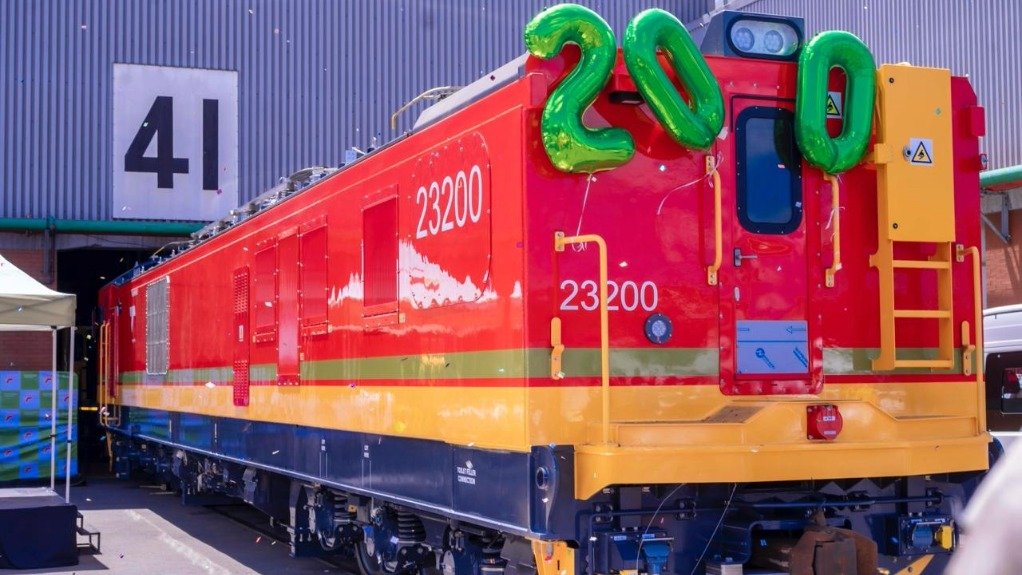 Transnet's 200th Traxx 23E locomotive