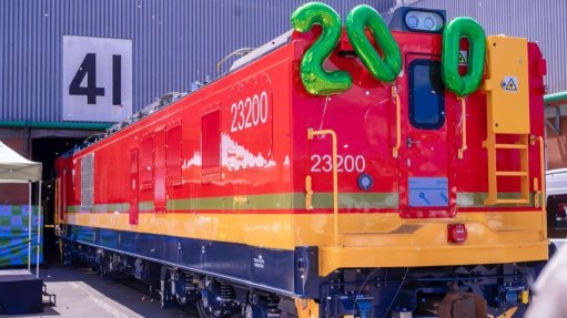Transnet's 200th Traxx 23E locomotive