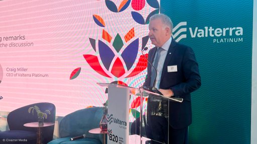 Valterra Platinum CEO Craig Miller.