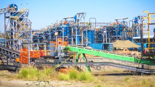 construction on the mine site