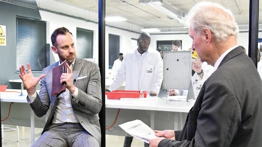 AIE Leon Smalberger and Mining Weekly Martin Creamer