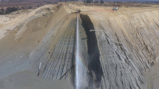 A Tailings operation from the air
