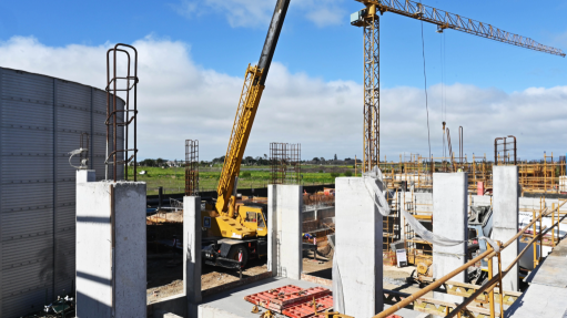 An image of the Philippi Wellfield construction site