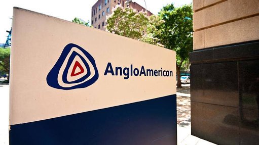 Anglo American logo on a sign