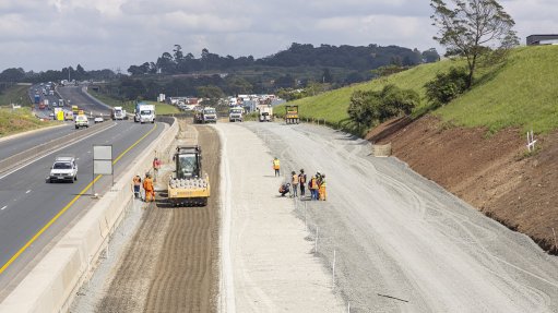 Image of a road under construction