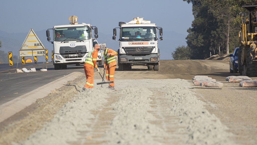 Image of a road under construction