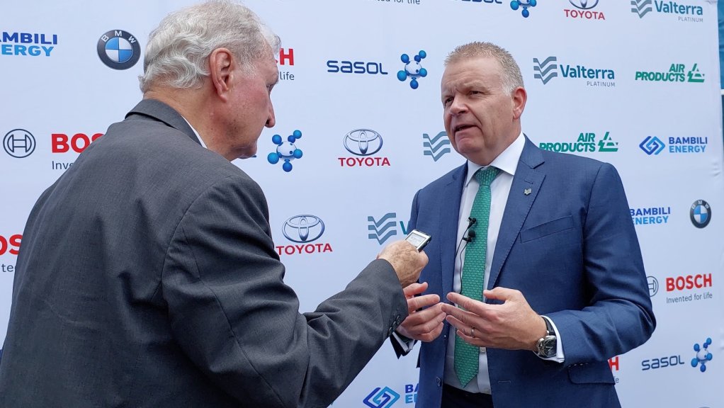 Valterra Platinum CEO being interviewed by Mining Weekly’s Martin Creamer. Video is attached.