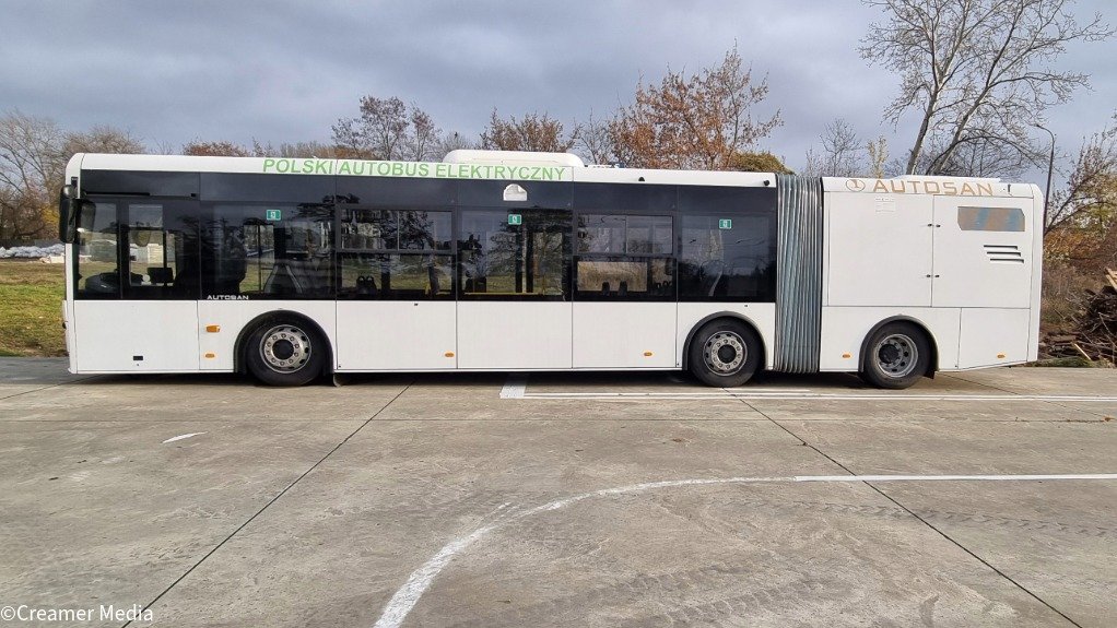 A modular electric bus developed by PIMOT research institute, in Poland