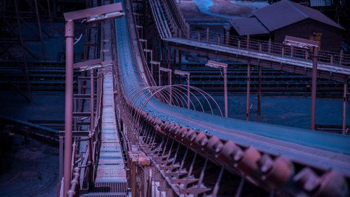 A generic image of an iron ore conveyor