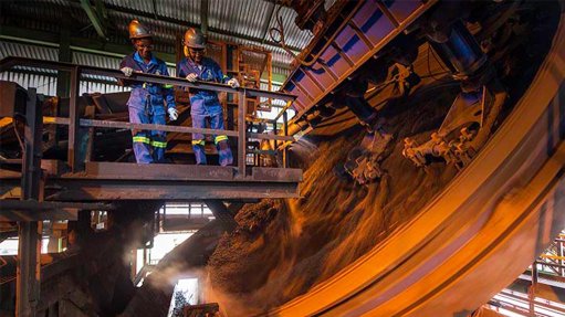 The Lion ferrochrome smelter. 