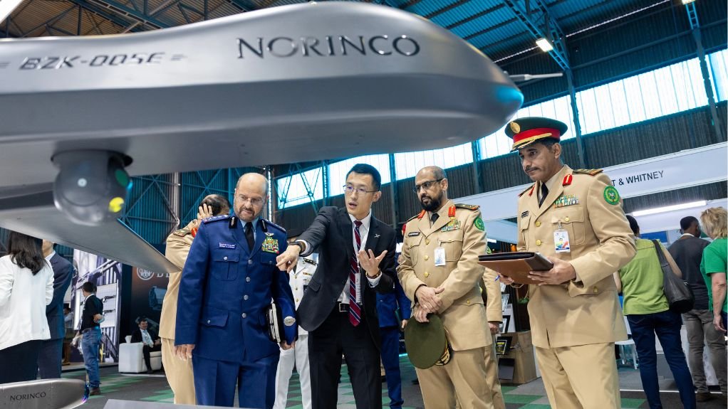 attendees at the airforce exhibition