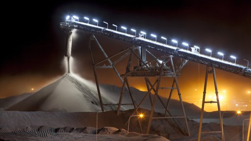 Pirquitas crushed ore stockpile