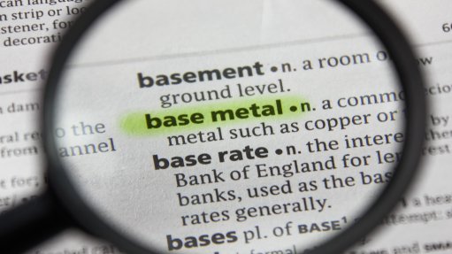 Image of definition of base metals in a dictionary
