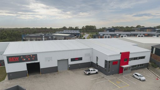 Aerial view of SEW-EURODRIVE’s expanded facility in Gqeberha