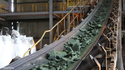 A cobalt processing operating in the DRC