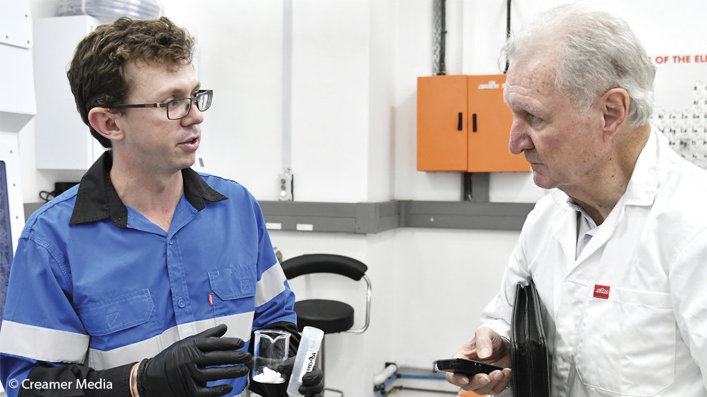 Rainbow Rare Earths senior metallurgist Roux Wildenboer interviewed by Mining Weekly's Martin Creamer.